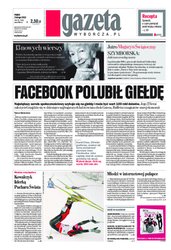 : Gazeta Wyborcza - Warszawa - e-wydanie – 28/2012
