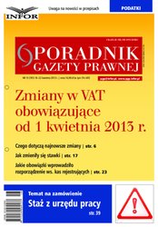 : Poradnik Gazety Prawnej - e-wydanie – 15/2013