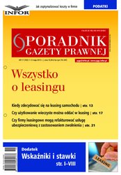 : Poradnik Gazety Prawnej - e-wydanie – 17/2013