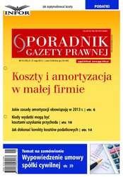 : Poradnik Gazety Prawnej - e-wydanie – 19/2013
