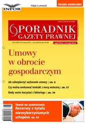 : Poradnik Gazety Prawnej - e-wydanie – 23/2013