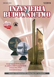 : Inżynieria i Budownictwo  - e-wydanie – 12/2016