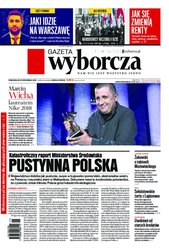 : Gazeta Wyborcza - Warszawa - e-wydanie – 234/2018