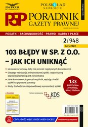 : Poradnik Gazety Prawnej - e-wydanie – 2/2022