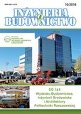 : Inżynieria i Budownictwo  - 10/2016