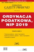 ORDYNACJA PODATKOWA, NIP 2019 - ebook