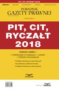 PIT, CIT, ryczałt 2018. Podatki część 1 - ebook