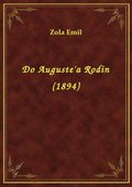 ebooki: Do Auguste'a Rodin (1894) - ebook