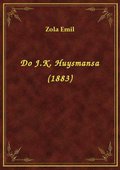 Do J.K. Huysmansa (1883) - ebook