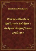 Drobna szlachta w Królestwie Polskiem : studyum etnograficzno-społeczne - ebook