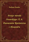Dzieje narodu litewskiego. T. 8, Panowania Kazimierza i Alexandra - ebook