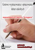 Naukowe i akademickie: Wypracowania - Sofokles "Antygona" - ebook