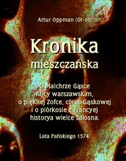 : Kronika mieszczańska. O Malchrze Gąsce rajcy warszawskim, o pięknej Zofce, córze Gąskowej... - ebook