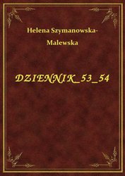 : Dziennik 53 54 - ebook