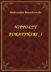 : Hippolyt Boratyński I - ebook