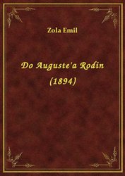 : Do Auguste'a Rodin (1894) - ebook