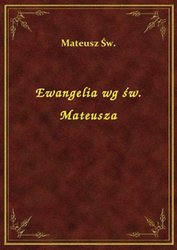 : Ewangelia wg św. Mateusza - ebook
