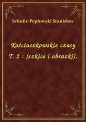 : Kościuszkowskie czasy T. 2 : (szkice i obrazki). - ebook