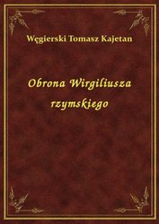 : Obrona Wirgiliusza rzymskiego - ebook