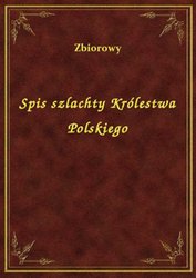 : Spis szlachty Królestwa Polskiego - ebook