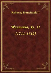 : Wyznania, ks. II (1711-1712) - ebook