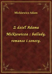 : Ballady i romanse. Sonety - ebook