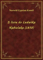 : Z listu do Ludwika Nabielaka (1858) - ebook