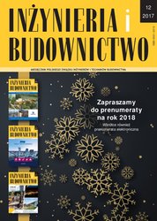 : Inżynieria i Budownictwo  - e-wydanie – 12/2017
