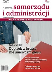 : Gazeta Samorządu i Administracji - e-wydanie – 2/2018