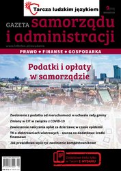 : Gazeta Samorządu i Administracji - e-wydanie – 9/2020