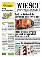 : Wieści Podwarszawskie - e-wydanie – 31/2020
