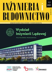 : Inżynieria i Budownictwo  - e-wydanie – 1-2/2021